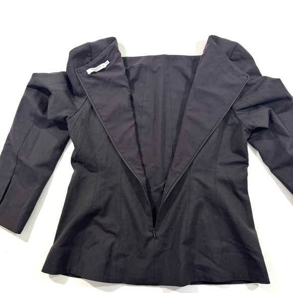 MM Lafleur The Rivka Top Washable Wool Twill Haze - Picture 5 of 10